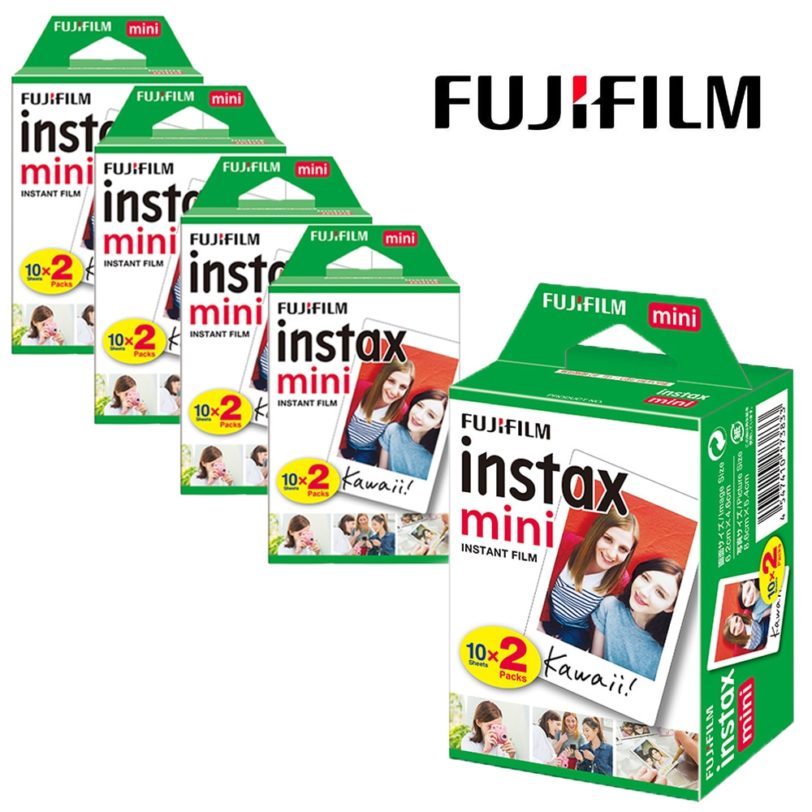 Authentic 100 Sheets Fujifilm Instax Mini White film for Fuji 7s 8 9 11 Instant Photo Camera SP2 SP1 LINK Printer - Image 2