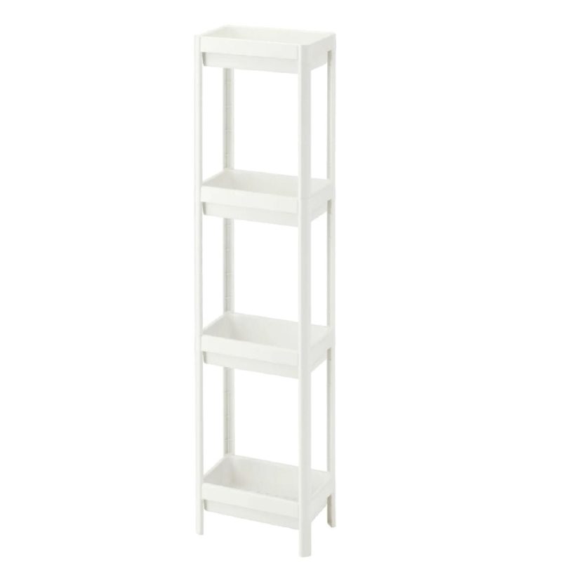 Bathroom Kitchen Balcony Rack Portable Organizer Rack Standing wall Cabinet Storage Cabinet Home Furniture Kitchen Bathroom Accessories Storage Wc - Image 3