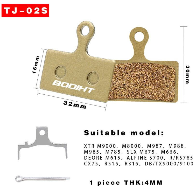 Bicycle Disc Brake Pad 100% Metallic Bike Cycling Brake Pads for BB5 BB7 B01S M375 M315 M395 M416 Disc Brake Pads Accessories - Image 2