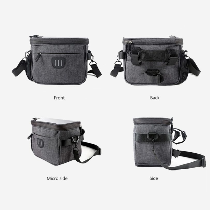 Bicycle Handlebar Bag Waterproof MTB Bike Front Frame Storage Bag As Shoulder Backpack 5L Big Capacity Cycling Basket Panniers - Image 4