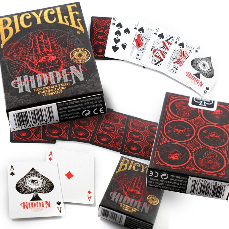 Bicycle Hidden Playing Cards Deck Secret Society Symbols Poker Size USPCC Magic Card Games Magic Tricks