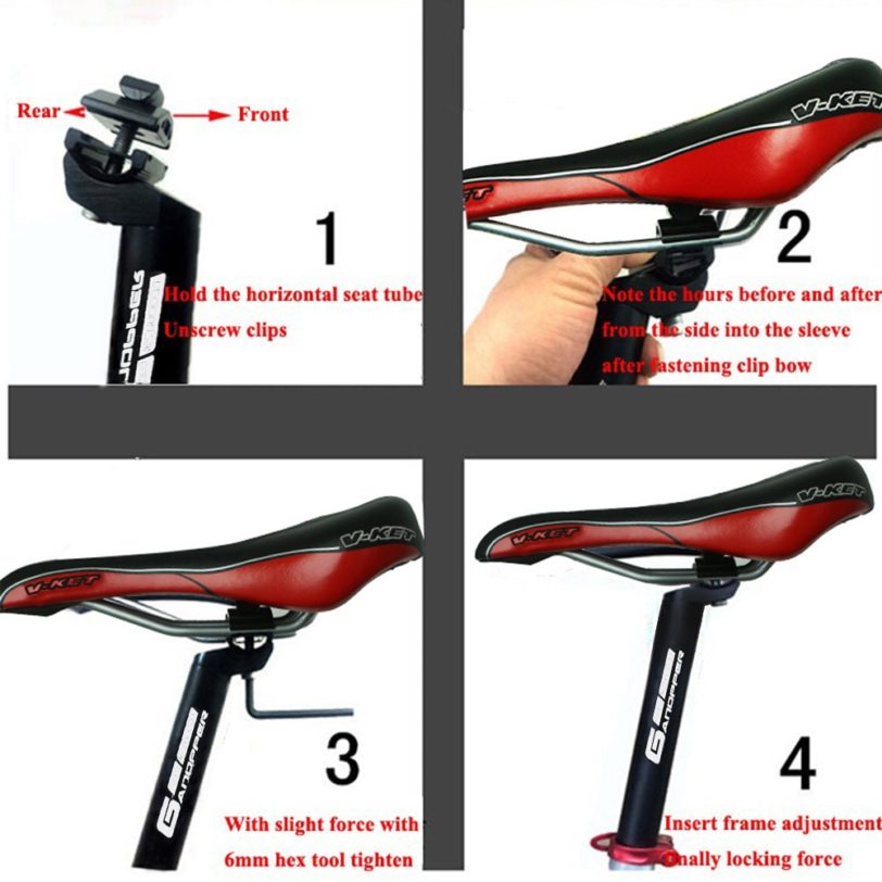 Bicycle seatpost 25.4 27.2 28.6 30.9 31.6 350/450mm Long fixed gear MTB Mountain Road Bike Extension Seat post Tube Saddle pole - Image 3