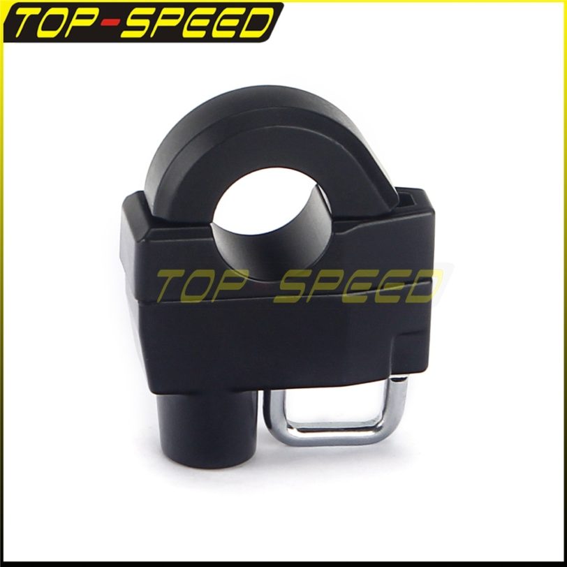 Black Motorcycle Anti-theft Helmet Security Lock Universal Fit For Harley Honda Suzuki Kawasaki 25mm Handlebar/Frame Tube - Image 6