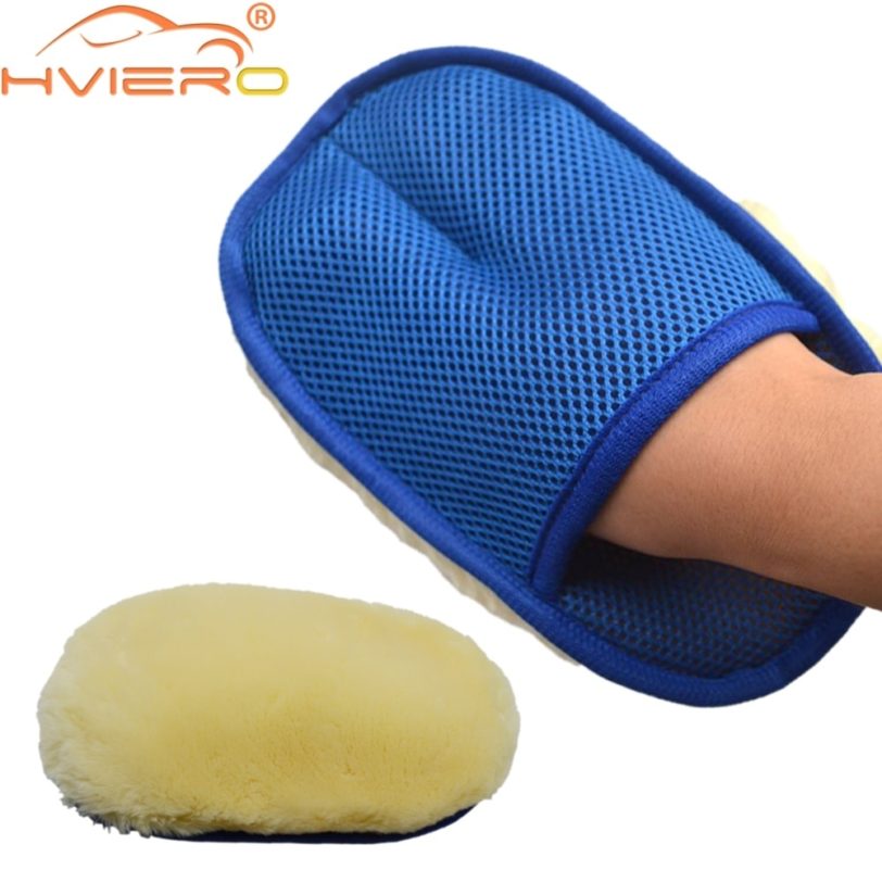 Car Styling Soft Wool Car Wash Auto Cleaning Glove Car Motor Motorcycle Brush Washer Car Care Products Cleaning Tool Brushes - Image 2