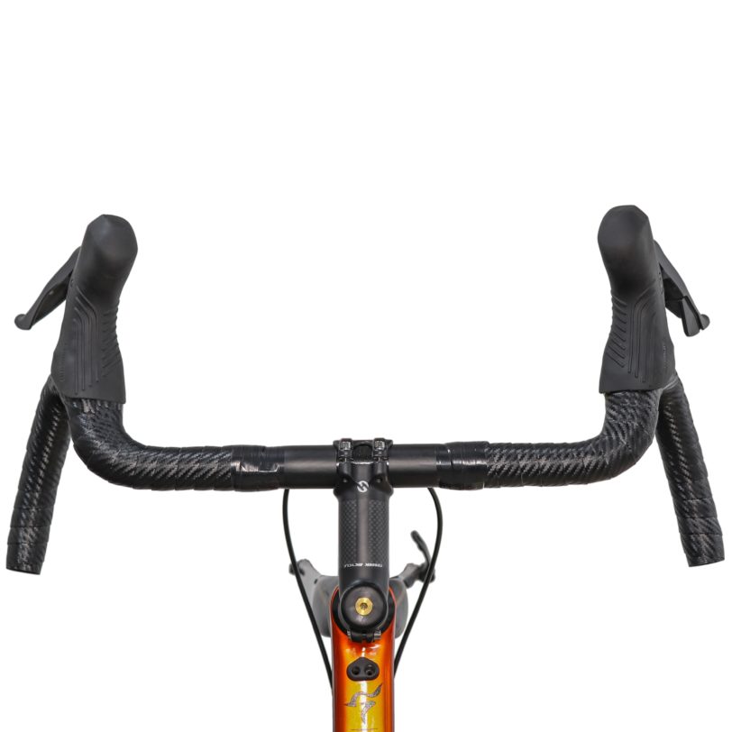 Carbon Gravel handlebar Big Flare Bar Cyclocross Road Bike handlebars 400/420/440mm 30 Degree gift with handlebar tape - Image 3