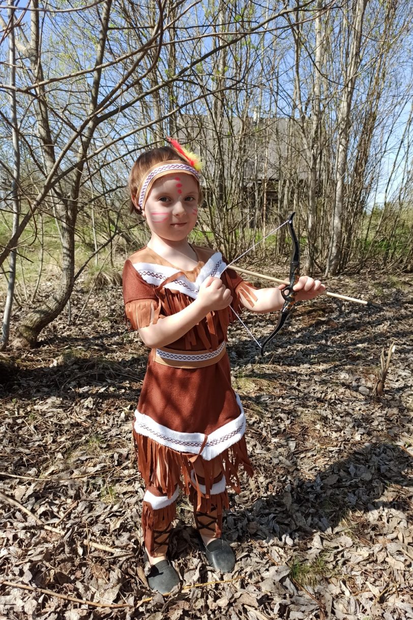 Child Kids Indian Princess Costume for Girls Archer Huntress Costumes Halloween Purim Carnival Party Fancy Dress - Image 3