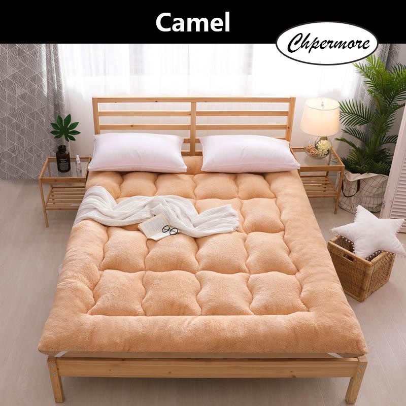 Chpermore Thicken Lamb cashmere Mattress Single double Student Mattresses Foldable Tatami Cotton Cover King Queen Size