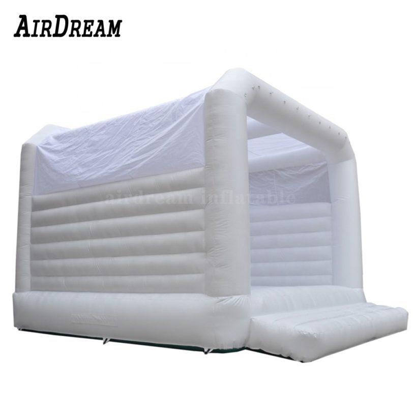 Customized 2021 new designed outdoor adults white inflatable wedding jumper bounce house bouncy jumping castle - Image 5