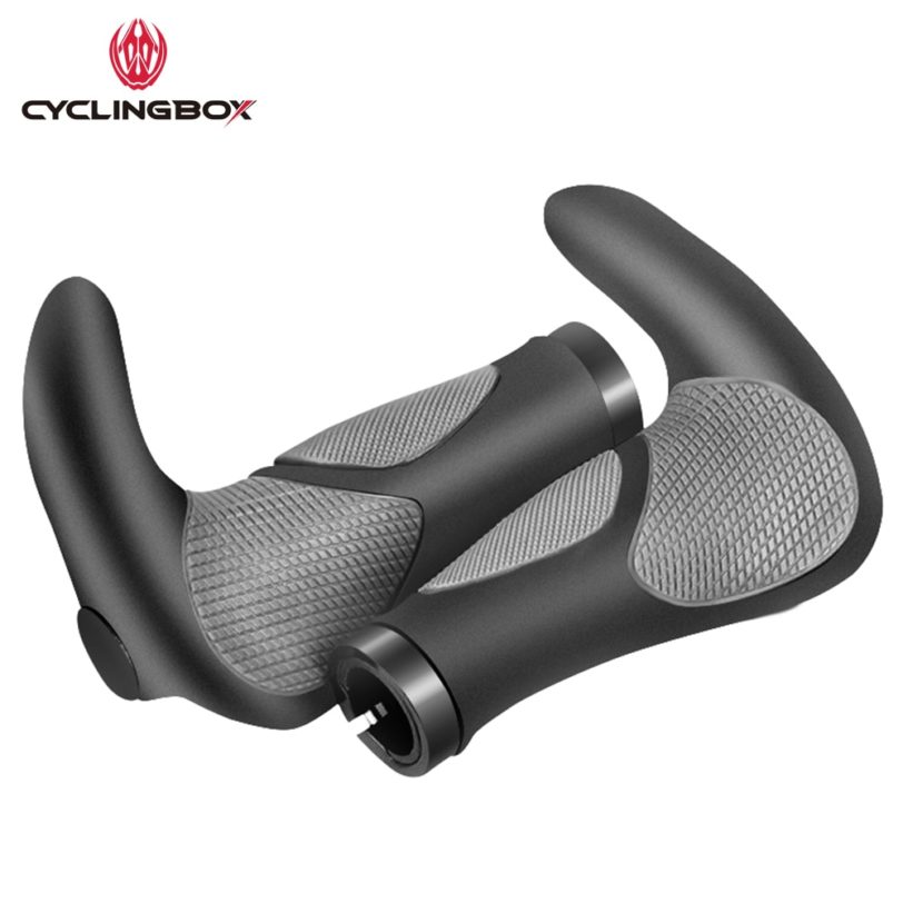 CyclingBOX Bicycle Grips TPR Rubber Integrated MTB Cycling Comfy Rest Mountain Bike Handlebar Casing Sheath Shock Absorption - Image 5