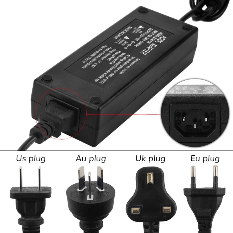 DC 12V 1A 2A 3A 5A 10A CCTV Camera Power Supply AC 100-240V to DC 12V Security System Power Adapter AU EU US UK Plug - Image 3