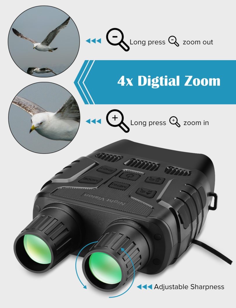 Digital Night Vision Device 32GB Binoculars 300M IR Telescope Zoom Optics Photos Video Recording For Outdoor 2