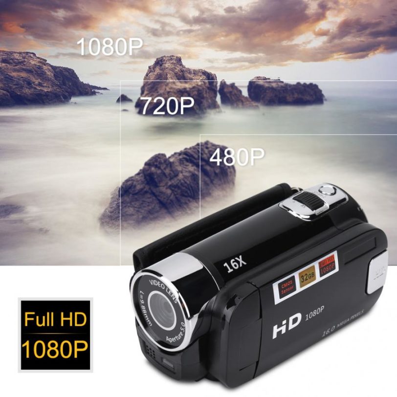 Digital camcorder 720P Full HD 16MP DV Camcorder Digital Video Camera 270 degree Rotation Screen 16X Night Shoot Zoom - Image 2