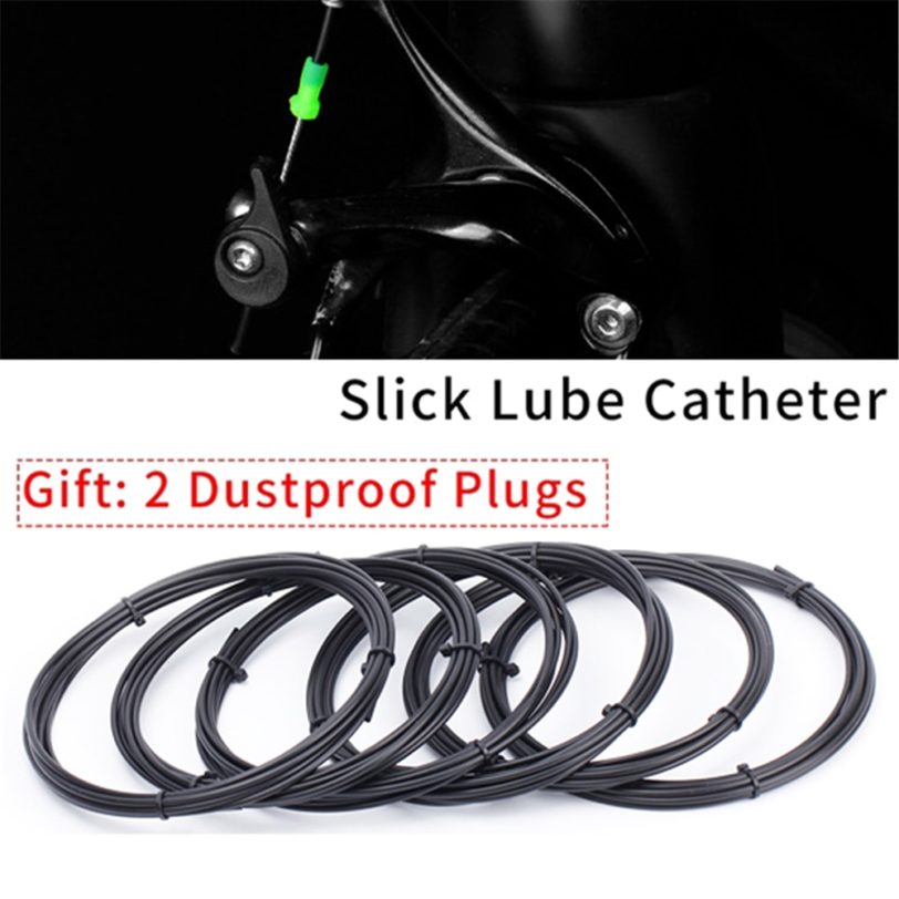 Durable Oil Tube Pipe Road Bike Catheter Kits Bicycle Slick Brake Inner Cable Lube Liner Brake Line Housing Brake - Image 2