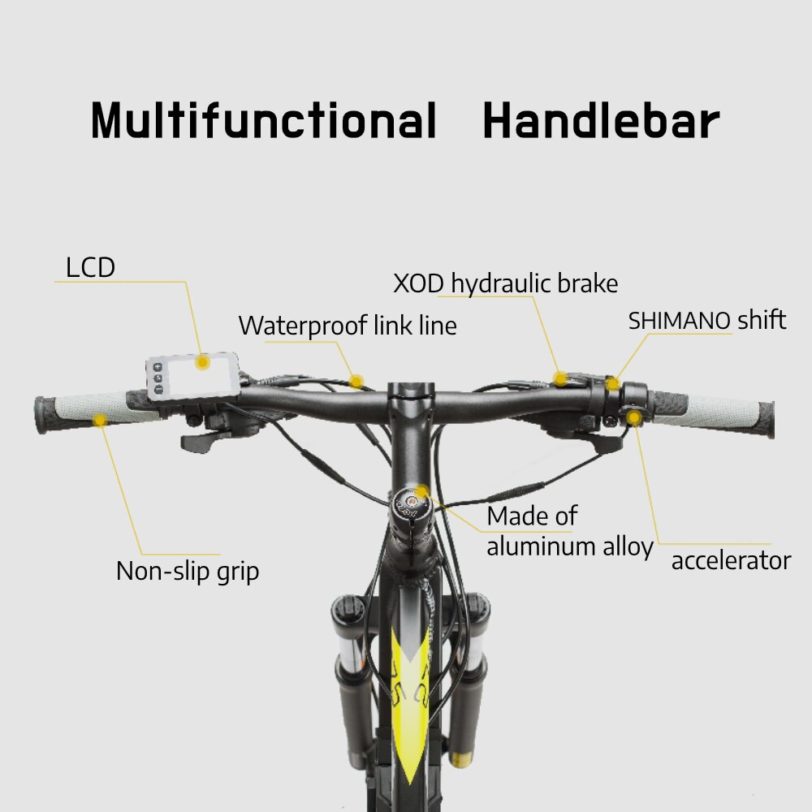 Electric Bicycle 27.5 Inch 400W Stealth Lithium Battery Variable Speed High Quality Urban Cycling Mountain Commuter Travel Ebike - Image 2