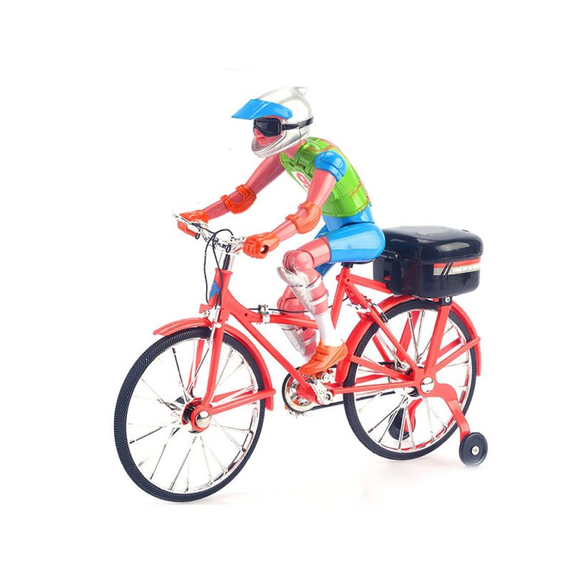 Electric High Speed Cycling Toys Child Bicycles Riding Toys Model Simulation Bike Vehicle Model Toy Light