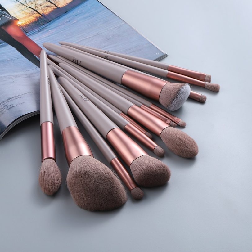 FLD 8/13pcs Natural Hair Makeup Brushes Set Professional Foundation Blushes Eyeshadow Eyebrow Blending Brush Tools Maquillaje - Image 2