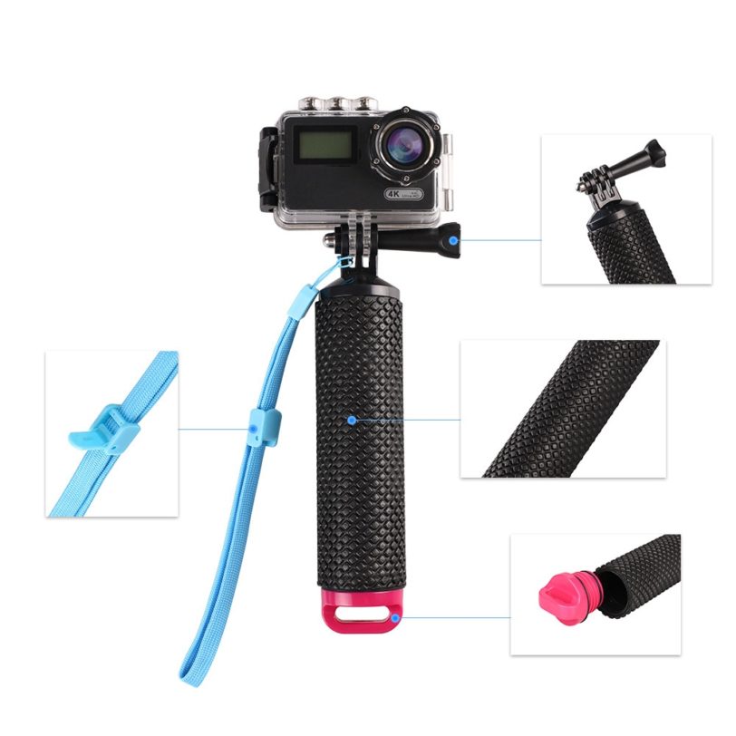 Float Hand Grip Buoyancy Rod Pole Stick Monopod Tripod for Gopro Go Pro Hero 8 7 6 5 4 3 Xiaomi Xiomi Yi 2 4K 4 K Action Camera - Image 2