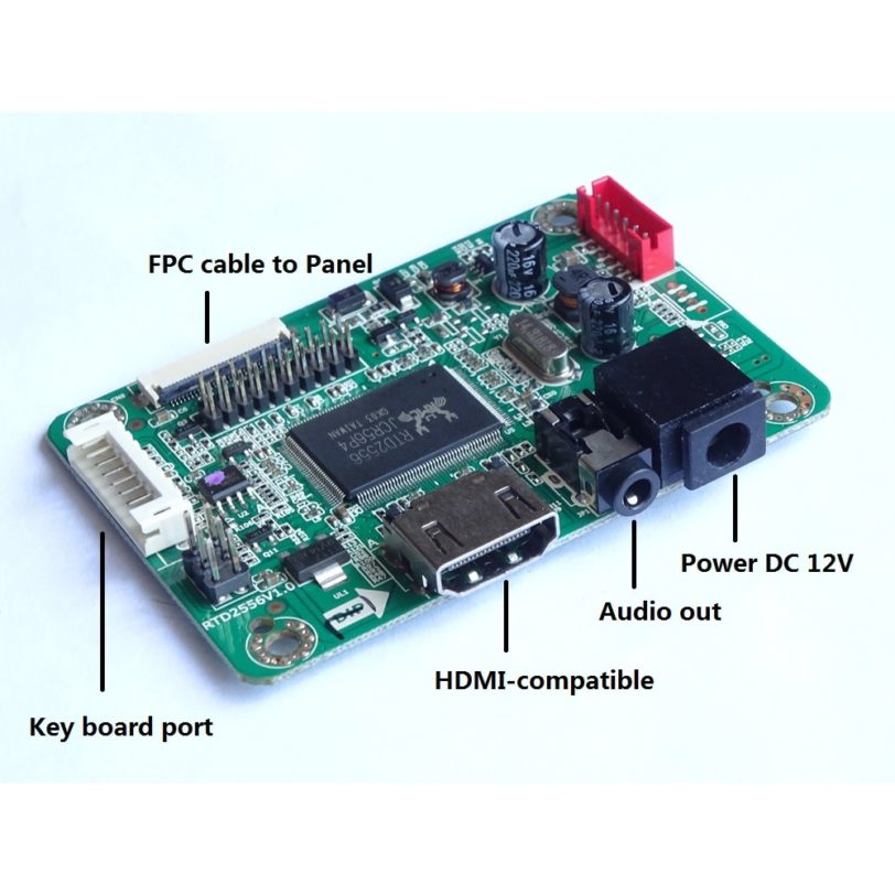 For LP140WF3-SPD1/SPD2 controller board display DIY 14" LCD HDMI-compatible LED EDP mini panel cable 1920X1080 Audio driver - Image 5