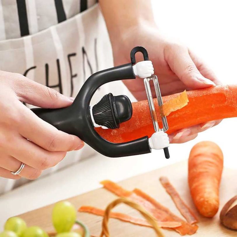 Funny Chaplin Apple Peeler Fruit Vegetable Pro For Kitchen Stainless Steel Fast Peeler Finger Kitchen Supplies Gadgets - Image 2