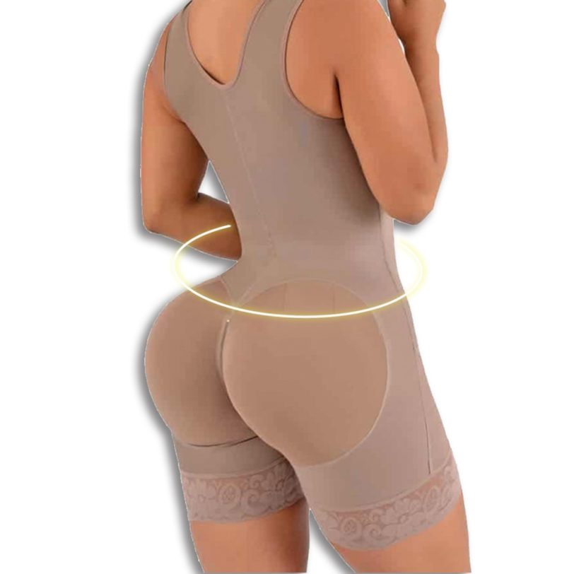 High Compression Short Girdle With Brooches Bust For Daily And Post-Surgical Use Slimming Sheath Belly Women - Image 2