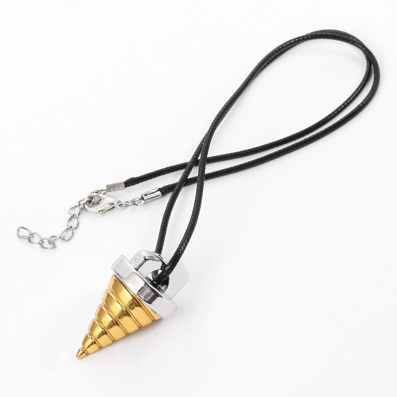 Hot Movie Cartoon Jewelry Gurren Lagann Necklace Tengen Toppa Core Drill Cone Shape Pendant Alloy Toy Gift for Kids - Image 6