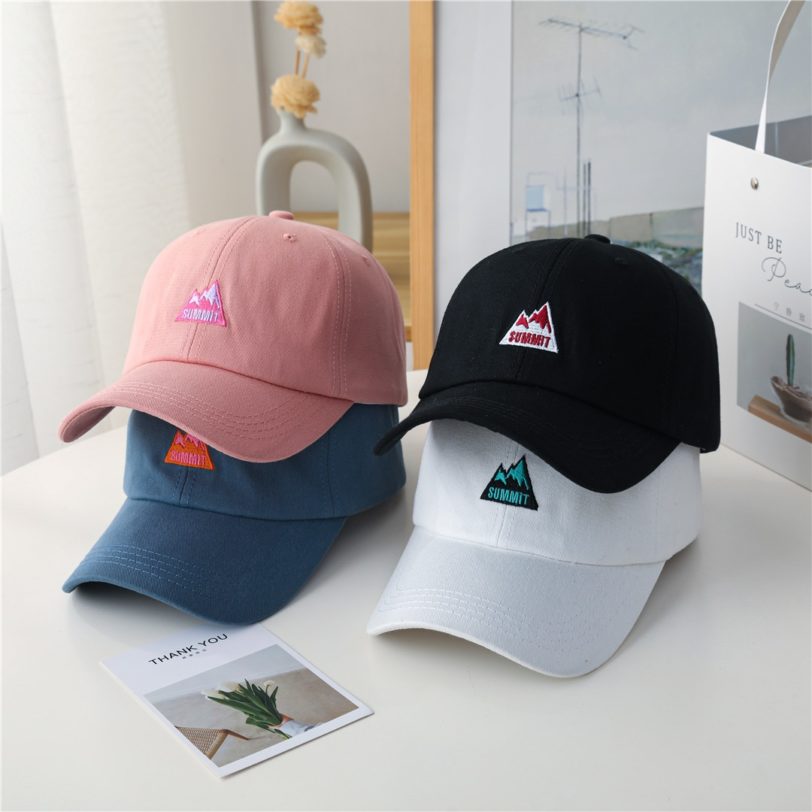 Hot Sale Fashion Women Baseball Cap Kpop Mountain Embroidery Bright Cap For Women High Quality Female Streetwear Sports Hat - Image 2