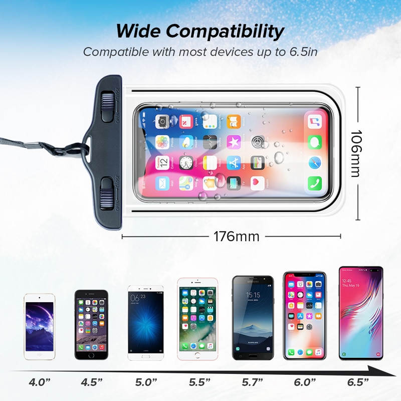 IP68 Universal Waterproof Phone Case Water Proof Bag Mobile Cover For iPhone 12 11 Pro Max 1