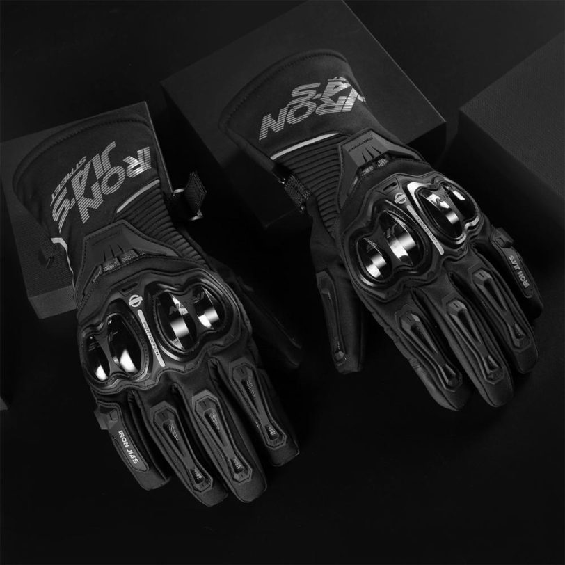 IRON JIA S Motorcycle Gloves Winter Waterproof Windproof Touch Screen Moto Protective Gear Motocross Motorbike Riding 1