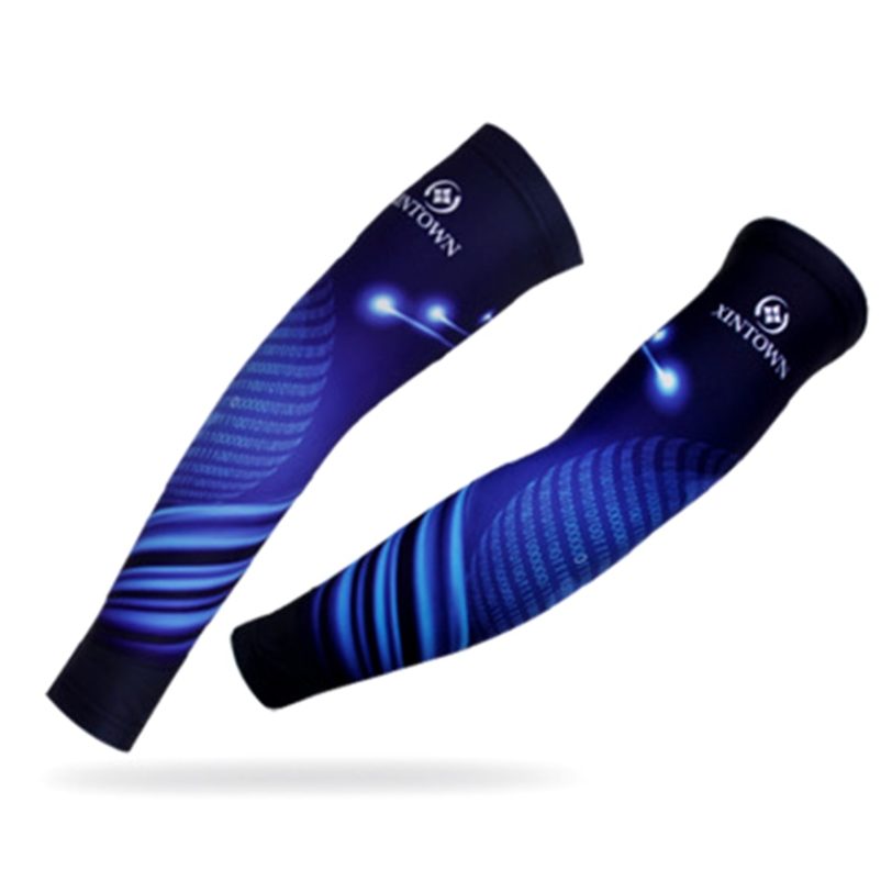 Ice Silk Cycling Sleeves Man Women Running Arm Sleeves Sports Sleeve Cycling Arm Warmers Protective Sleeve Basketball Arm Sleeve - Image 4