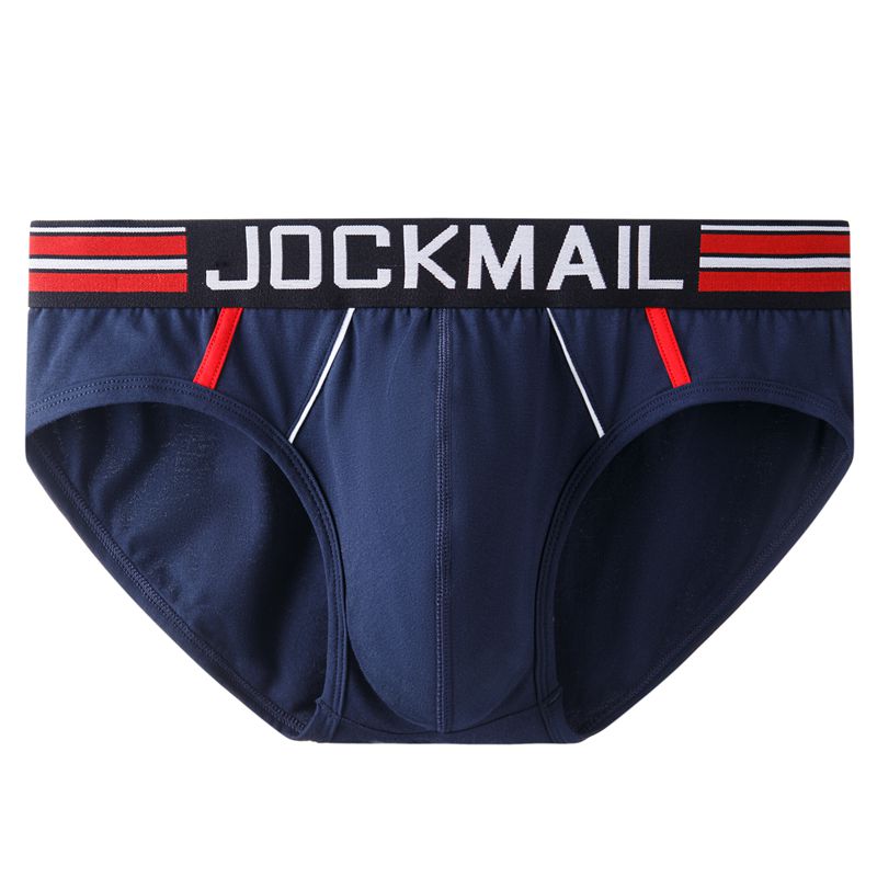 JOCKMAIL New Fashion Men Underwear Sexy Men Briefs jockstraps calzoncillos hombre slips Cotton Men Bikini cuecas 1