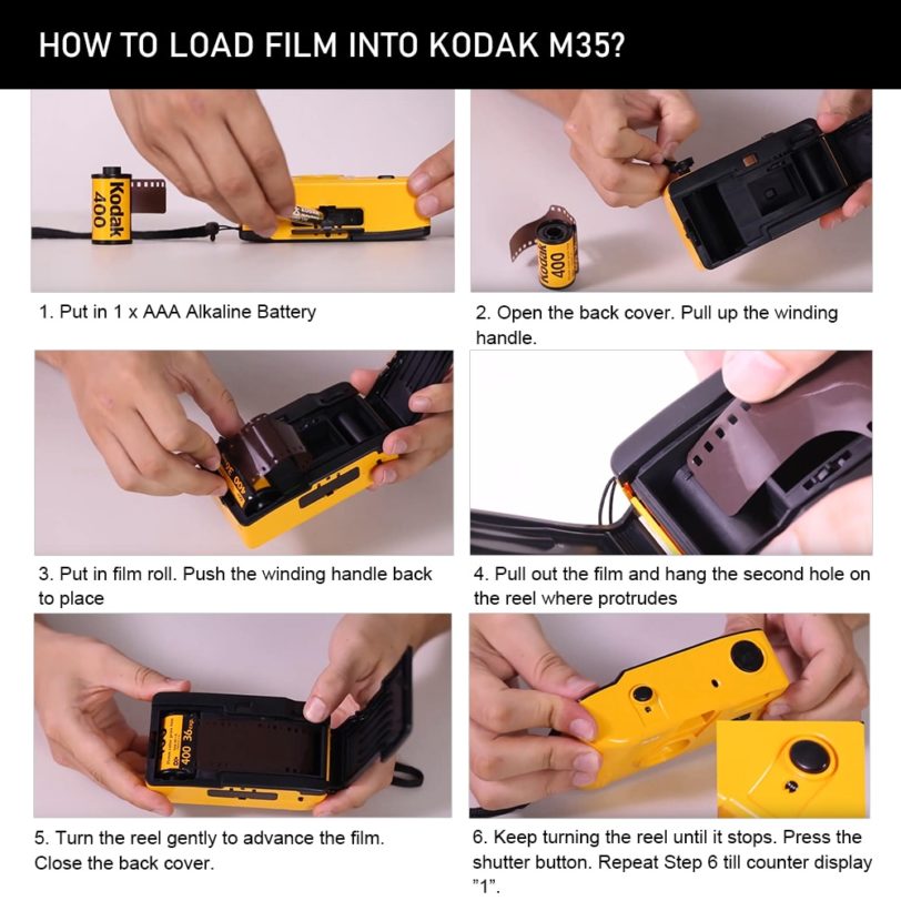 KODAK GOLD 200 35mm Film 36 Exposure per Roll Fit For M35 / M38 Camera (Expiration Date: 2022) - Image 4