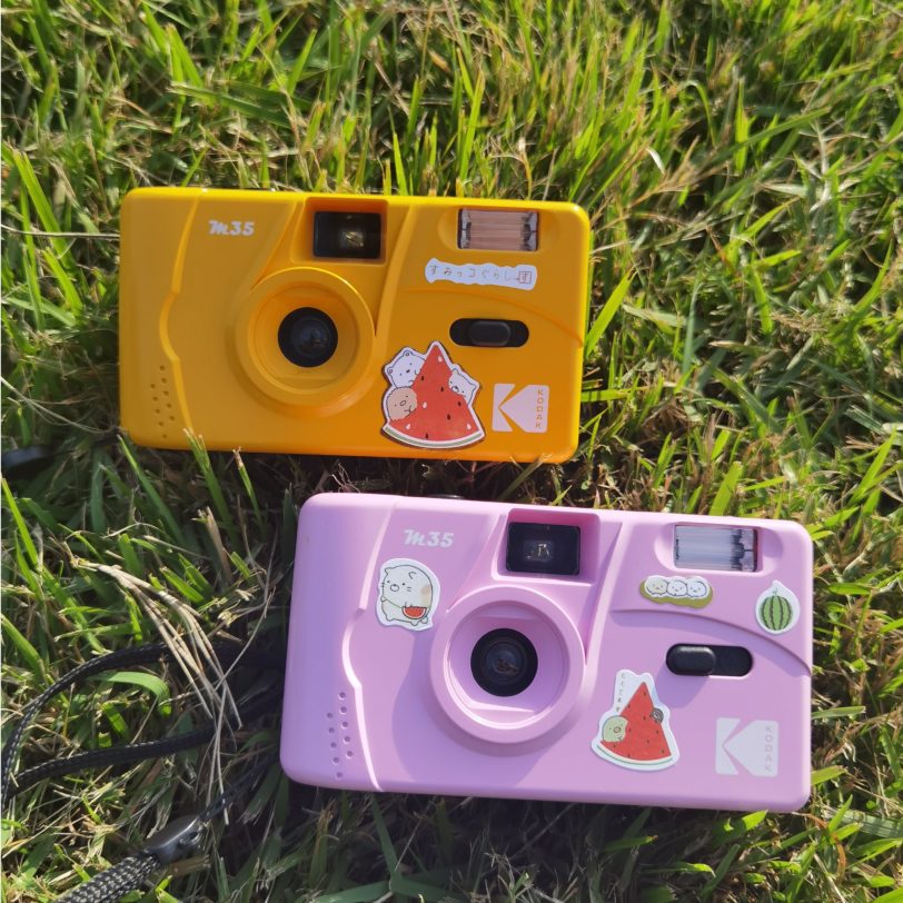 KODAK Vintage Retro M35 35mm Reusable Film Camera Yellow / Purple/ Green / Blue /Pink/ Red With Kodak Fuji Film 1 Roll - 3Roll - Image 5