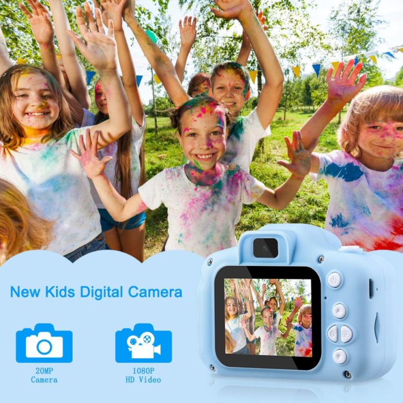 Kids Camera 1080P HD With 32G Card 2.0 Inches Color Screen Dual Selfie Video Game Children Digital Camera Toys Gift for Children - Image 2