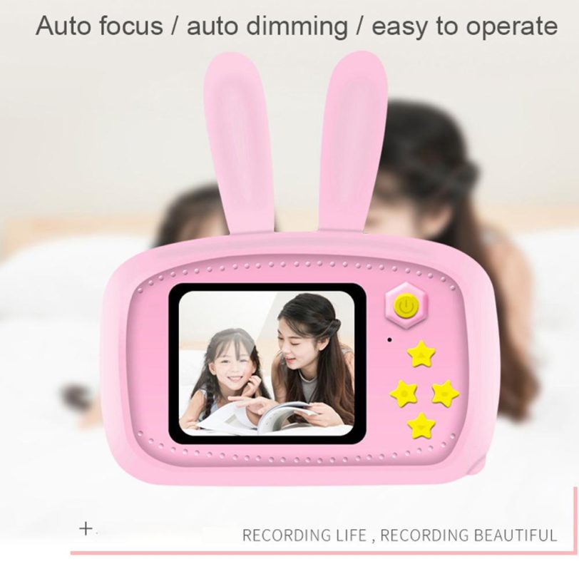 Kids Camera HD Digital Camera Cute Cartoon Children Camera Toys Birthday Gift Child Educational Toys Camera For Children Girl - Image 3