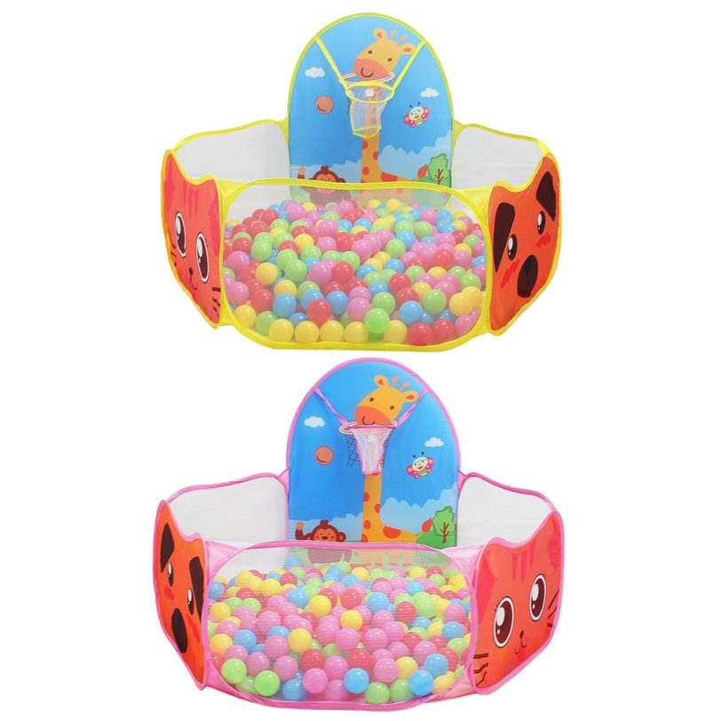 Kids Children Portable Ball Pit Pool Play Tent For Indoor Outdoor Game Toy Environmentally Friendly Tent - Image 5