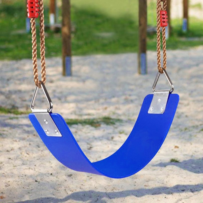 Kids Replacable Adjustable Shockproof Swing Seat for Playground Garden Yard Not Include Rope - Image 2