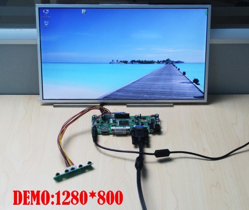 Kit Work For N089L6-L02/L01/N089L6 Panel Display Screen Remote Controller Board HDMI VGA DVI LCD 8.9inch LED 1024x600 40pin - Image 5