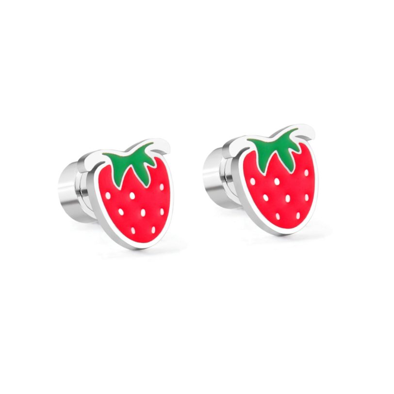 LUXUKISSKIDS Fruit Heart korean stud christmas earrings Set Cute 2020 stainless steel earings for women girl Fashion Jewelry - Image 2