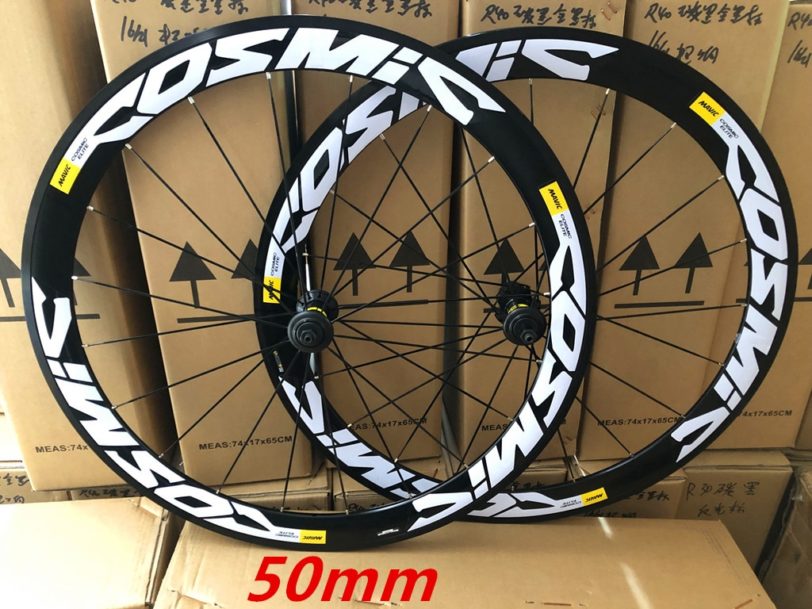 Latest high quality 40mm Original Hot sale 700C alloy V brake bike wheels BMX road bicycle wheelset road aluminum cosmic elite - Image 2