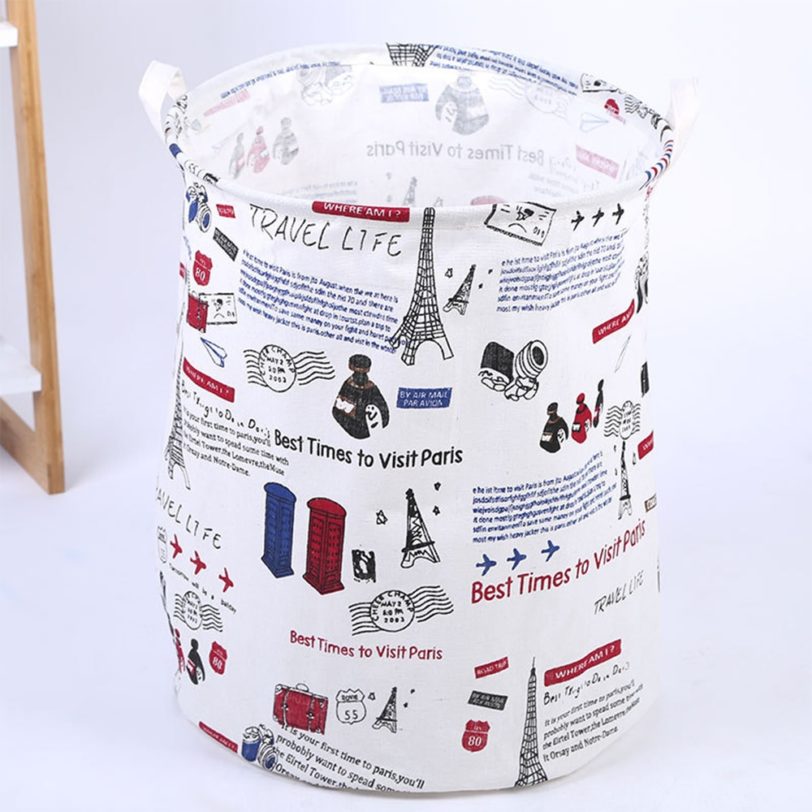 Laundry Basket Foldable Waterproof Dirty Clothes Storage Basket Hamper Children Toy Storage Basket Portable Laundry Organizer - Image 6