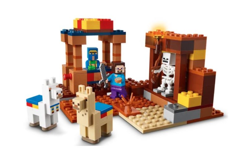 Lego 21167 Minecraft The Trading Post great toys birthday gift kids 201 pcs children bricks figures playset characters enjoy - Image 3