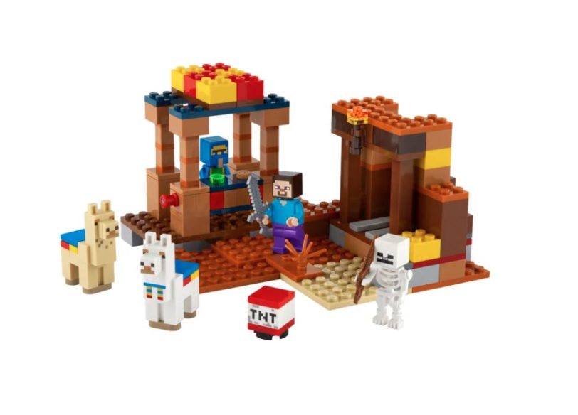 Lego 21167 Minecraft The Trading Post great toys birthday gift kids 201 pcs children bricks figures playset characters enjoy - Image 2