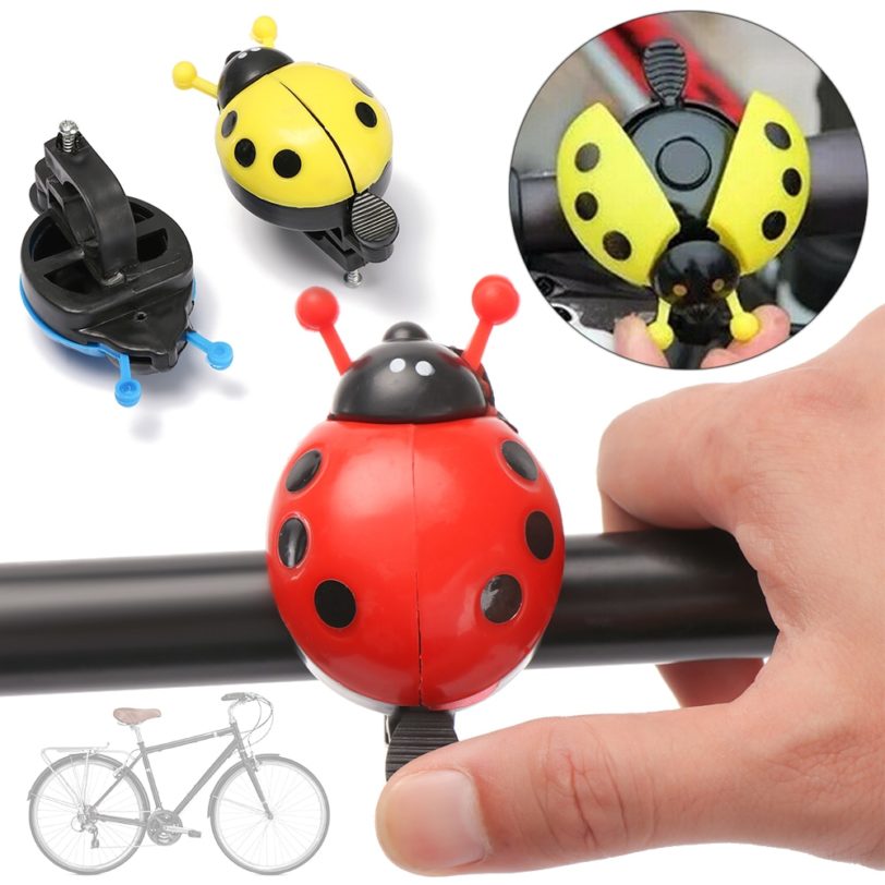 Lovely Ladybug Bicycle Bell Safety Warning Kids Boys Girls Handlebar Cute Kid Beetle Horn Plastic Cycling Accessories New - Image 4