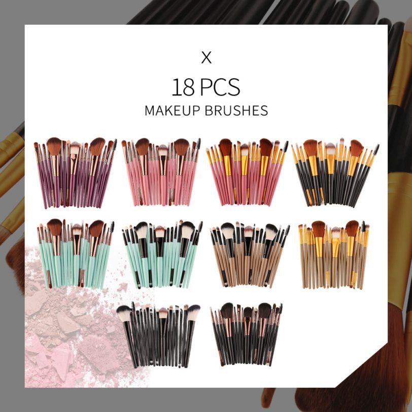 MAANGE 6/15/18/20Pcs Makeup Brushes Tool Set Cosmetic Powder Eye Shadow Foundation Blush Blending Beauty Make Up Brush Maquiagem - Image 3