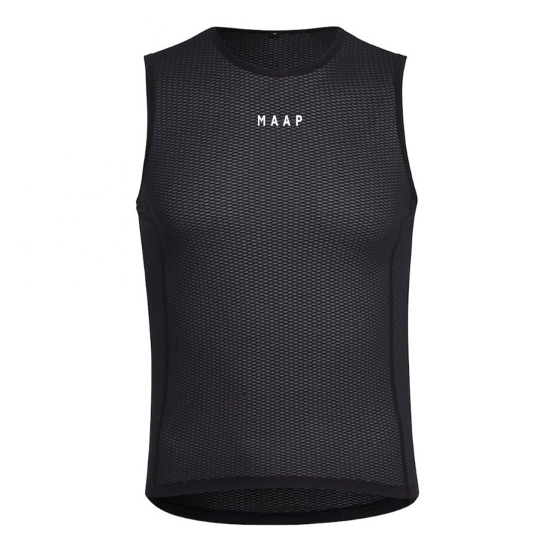 MAAP Men Summer Cycling Cool Breathable Cycling Vest Elastic Sleeveless Underwear Bike Sports Cycling Sleeveless Vests