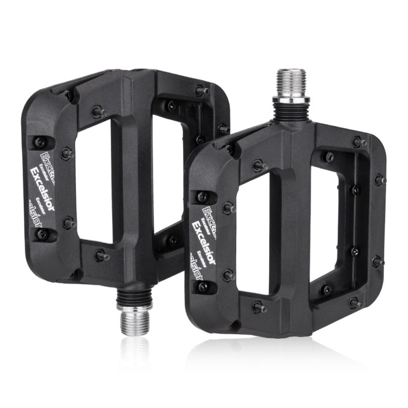 MTB Bike Pedal Nylon 2 Bearing Composite 9/16 Mountain Bike Pedals High-Strength Non-Slip Bicycle Pedals Surface for Road BMX MT - Image 2