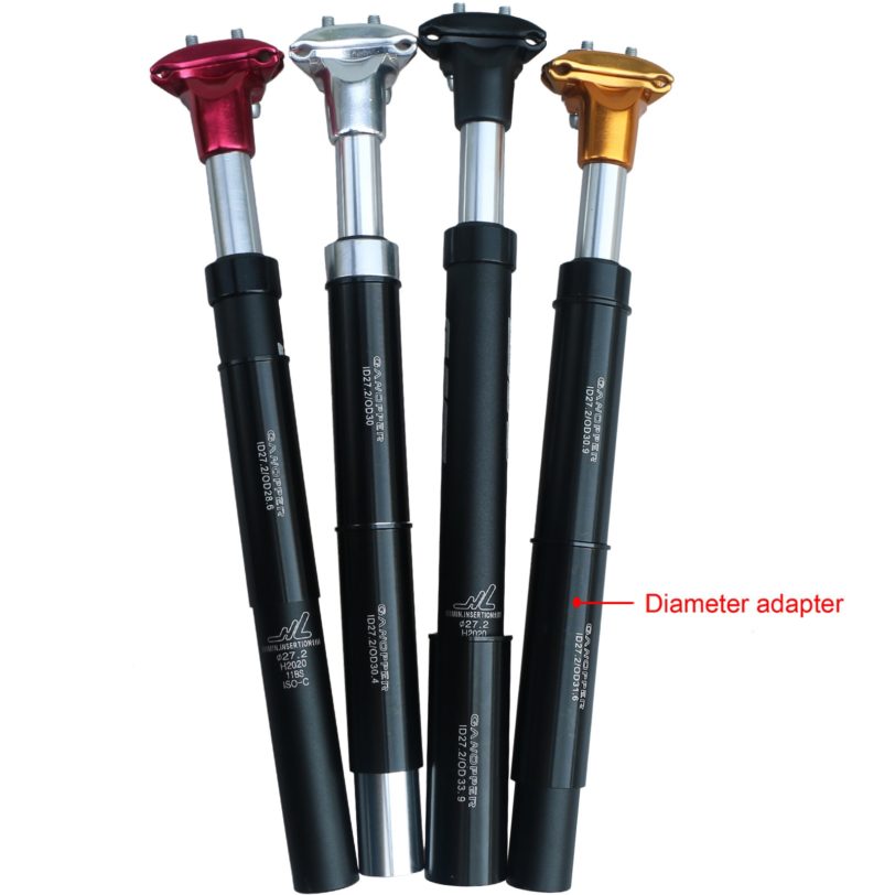 MTB Bike Suspension Seatpost shock absorber Bicycle seat Post Dropper Shockstop Tube 27.2/28.6/30/30.4/30.9/31.6/33.9 * 350mm - Image 2