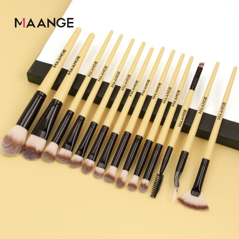 Makeup Brushes Set Pro 5/12/13/14 pcs Brushes Set Powder Eye Shadow Blending Eyelash Eyebrow Lip Brushes For Makeup Maquiagem - Image 6