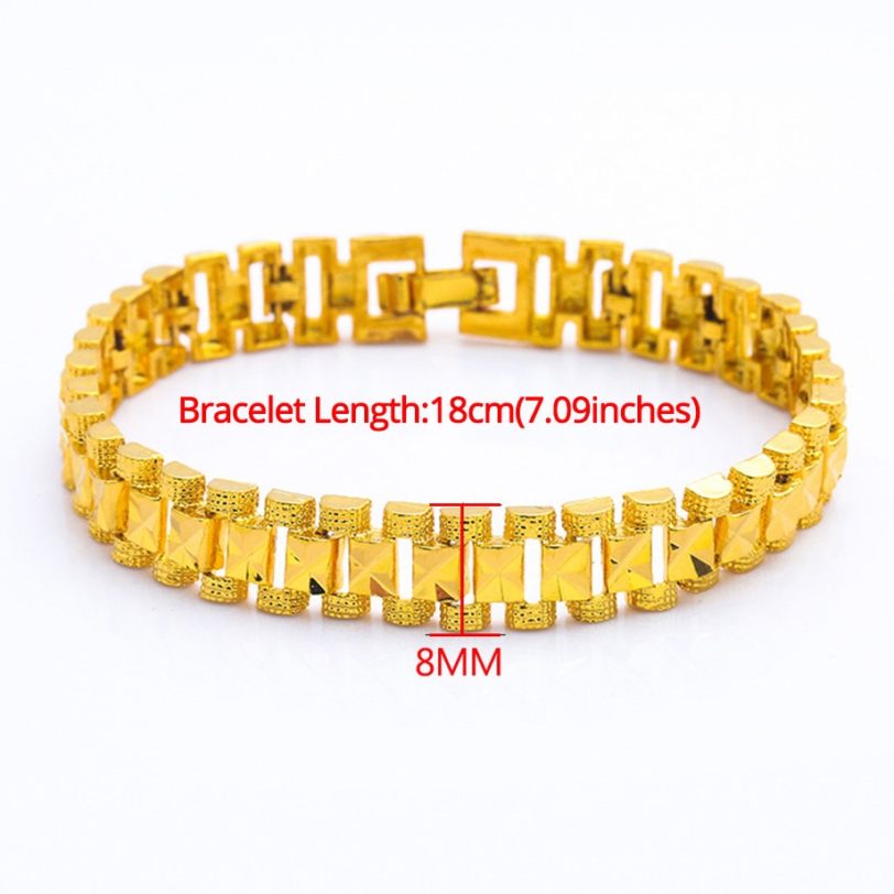 Men's Bracelet homme Wholesale braclet 2021 Male Gold Silver Color Star Hand Chain Bracelets For Men Jewelry pulsera hombre - Image 3