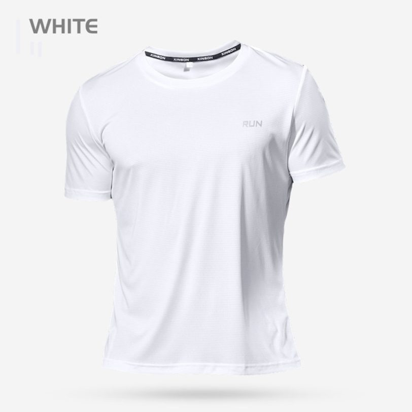 Men's Fitness Shirt Trainer Running T-shirt Multicolor Summer Short Sleeve Shirt High quality Gym Jerseys Breathable Sportswear - Image 2